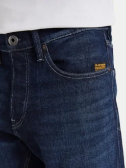 G-STAR Jeansy Streem D28534-E205 Granatowy Slim Fit