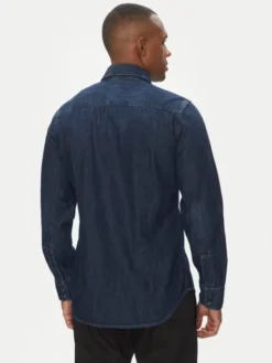 G-STAR Koszula jeansowa Dakota D23616-D252 Granatowy Slim Fit