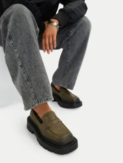 G-STAR Loafersy CEO-WI34-JOSIA-04 Zielony