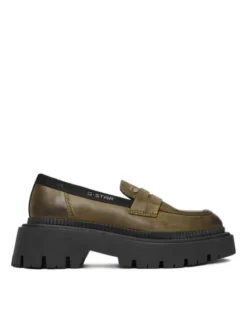 G-STAR Loafersy CEO-WI34-JOSIA-04 Zielony