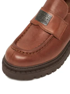 G-STAR Loafersy EO-DOLUNAY-25FW05 Brązowy
