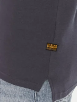 G-STAR Longsleeve Nifous D25076-D976 Granatowy Regular Fit