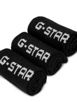 G-STAR Skarpety długie CEO_AS_G_STAR_001W_AW26 (3-PACK) Czarny