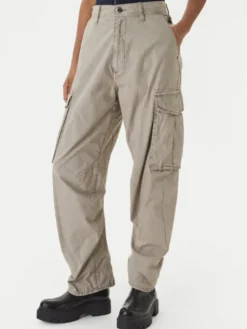 G-STAR Spodnie materiałowe D28756-D388 Beżowy Boyfriend Fit