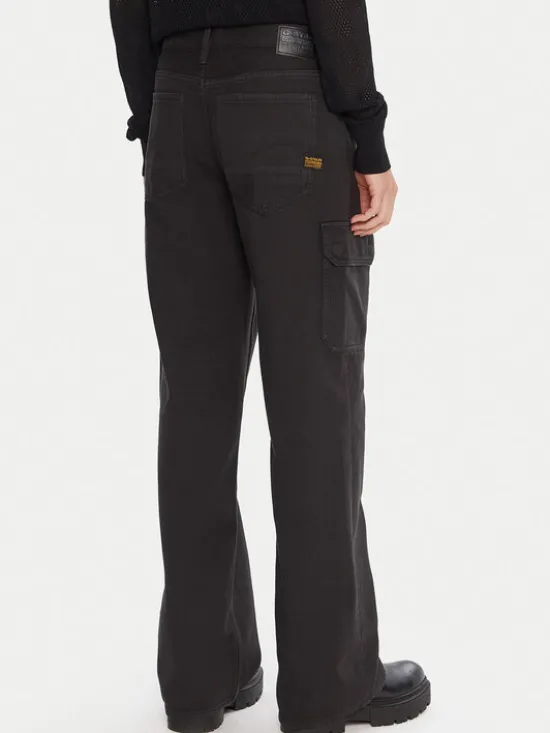 G-STAR Spodnie materiałowe Judee D24673-E078 Czarny Relaxed Fit