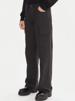 G-STAR Spodnie materiałowe Judee D24673-E078 Czarny Relaxed Fit