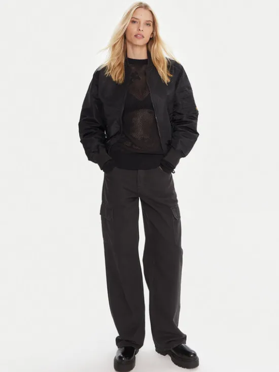 G-STAR Spodnie materiałowe Judee D24673-E078 Czarny Relaxed Fit