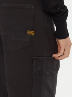 G-STAR Spodnie materiałowe Judee D24673-E078 Czarny Relaxed Fit