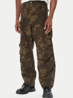 G-STAR Spodnie materiałowe Rovic 3D D30010-D553 Khaki Regular Fit