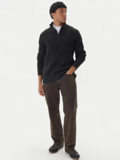 G-STAR Sweter Essential D23938-E212 Szary Regular Fit