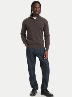 G-STAR Sweter Refined D30783-E813 Khaki Regular Fit