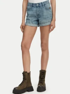 G-STAR Szorty jeansowe Judee D23211-D788 Niebieski Regular Fit