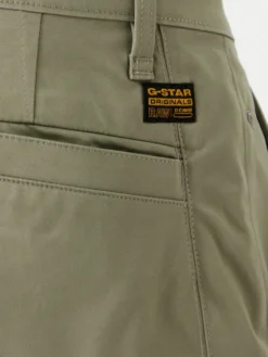 G-STAR Szorty materiałowe Bronson 3.0 D26337-5126 Zielony Slim Fit