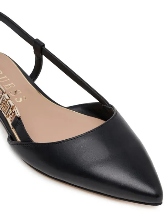 Guess Baleriny FLTFRA LEA05 Czarny