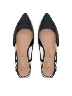 Guess Baleriny FLTFRA LEA05 Czarny