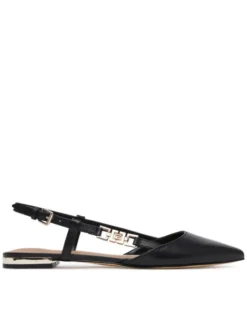 Guess Baleriny FLTFRA LEA05 Czarny
