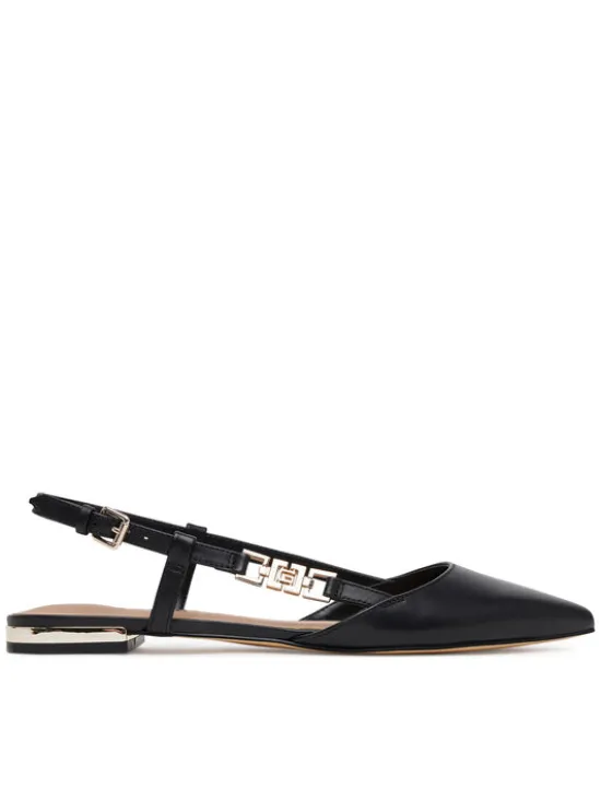 Guess Baleriny FLTFRA LEA05 Czarny