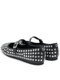 Guess Baleriny FLTKDL ELE02 Czarny