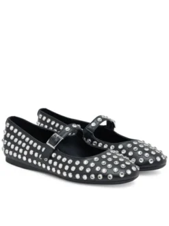 Guess Baleriny FLTKDL ELE02 Czarny