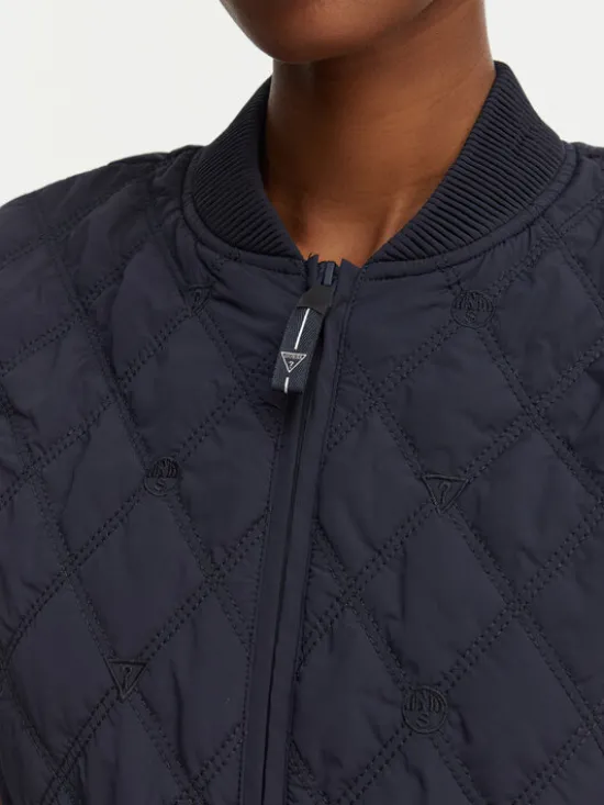 Guess Bezrękawnik W6GL01 W1400 Granatowy Regular Fit