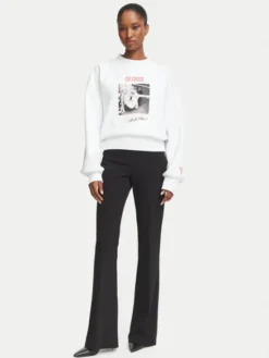 Guess Bluza 184347 Biały Classic Fit