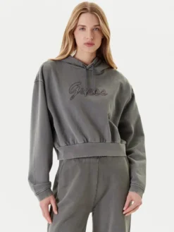 Guess Bluza V5RQ16 KCOS1 Szary Relaxed Fit