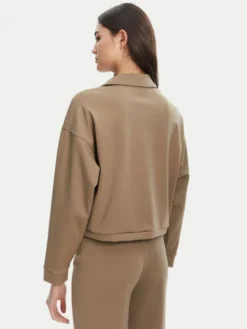 Guess Bluza V5YL08 KCX42 Brązowy Regular Fit