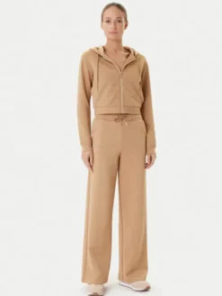 Guess Bluza V5YQ06 KBSL2 Brązowy Regular Fit
