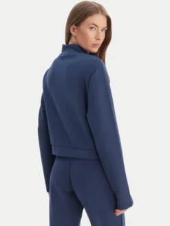 Guess Bluza V4YQ05 KCAY2 Granatowy Regular Fit