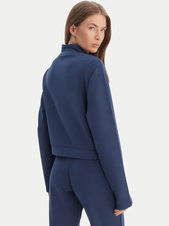 Guess Bluza V4YQ05 KCAY2 Granatowy Regular Fit