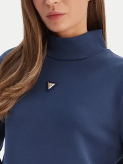 Guess Bluza V4YQ05 KCAY2 Granatowy Regular Fit