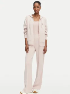 Guess Bluza V4YQ06 KCAY2 Różowy jasny Regular Fit