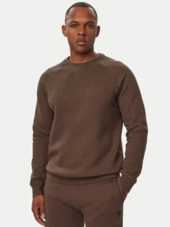 Guess Bluza Z4YQ16 K9V31 Brązowy Regular Fit