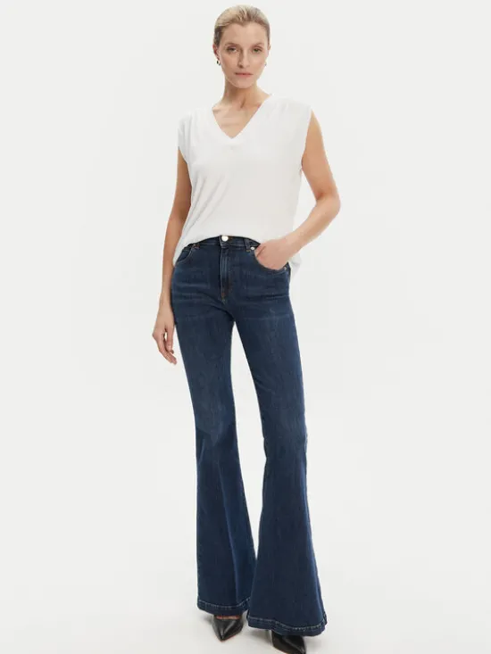 Guess Bluzka W5YP52 KCYW2 Biały Regular Fit