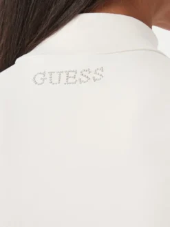 Guess Body V6BP04 K6317 Biały Slim Fit