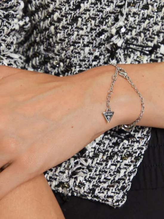 Guess Bransoletka JUBB0460 7JW Srebrny