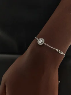 Guess Bransoletka JUBB04 668JW Srebrny