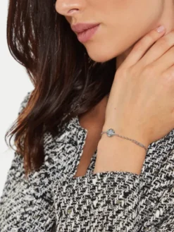 Guess Bransoletka JUBB04 594JW Srebrny