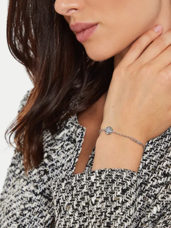 Guess Bransoletka JUBB04 594JW Srebrny