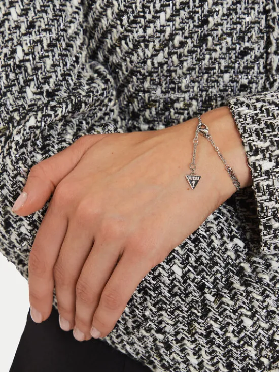 Guess Bransoletka JUBB04 594JW Srebrny