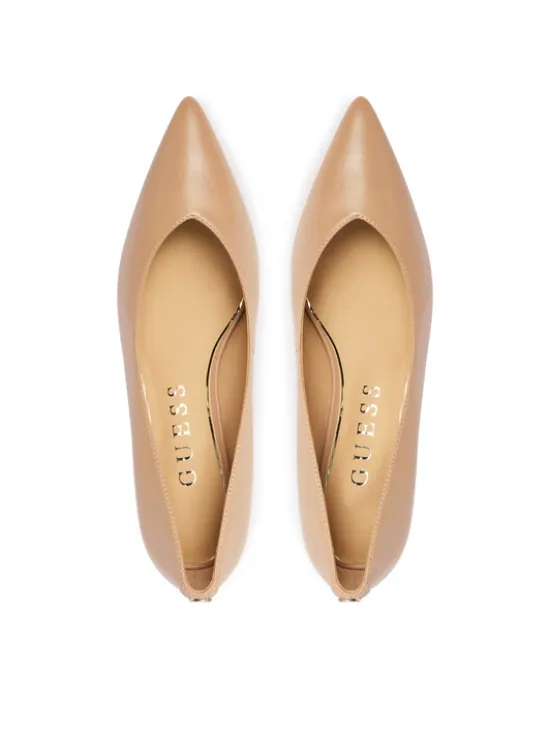 Guess Czółenka FLTCSE LEA08 Beżowy
