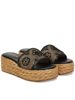 Guess Espadryle FLJBIA FAL04 Czarny