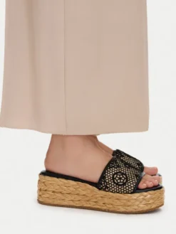 Guess Espadryle FLJBIA FAL04 Czarny