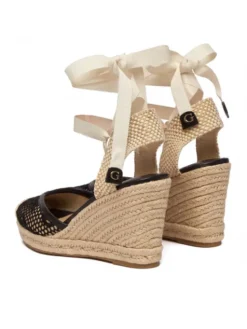 Guess Espadryle FLJCHY FAL04 Czarny