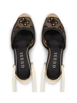 Guess Espadryle FLJCHY FAL04 Czarny