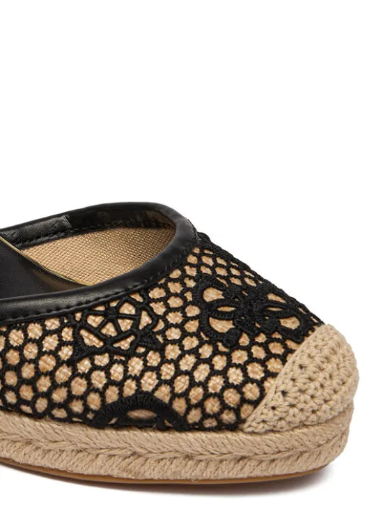 Guess Espadryle FLJCHY FAL04 Czarny