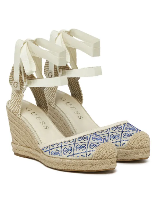Guess Espadryle FLJCRN FAB04 Beżowy