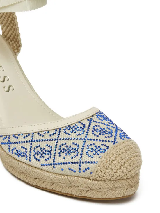 Guess Espadryle FLJCRN FAB04 Beżowy