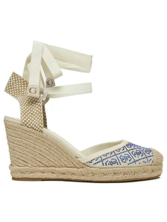 Guess Espadryle FLJCRN FAB04 Beżowy