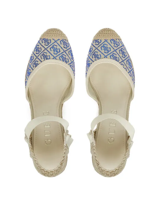 Guess Espadryle FLJCRN FAB04 Beżowy